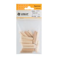 FI018087 Шкант мебельный 8 х 40 березовый  (фасовка 20 шт.)