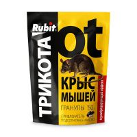 01Ро5701 Средство от крыс и мышей гранулы с подсолнечным маслом ТРИКОТА 150г (45) Рубит