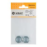 FI017960 Гайка оцинкованная М14 ( фасовка 2 шт ) DIN 934