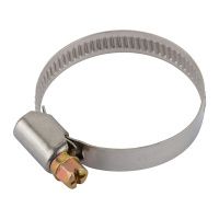 07FI7093 Хомут обжимной (нержавеющая сталь со сваркой) 26-44 мм