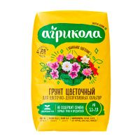 01Ze0575 Грунт цветочный агрохимикат Агрикола 10 л (5) (Е192)