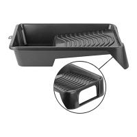 07FI8263 Ванночка для краски черная 510х370 мм, педаль для фиксации, Профи ( для краски до 2,5 л )