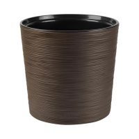 ГоВМ3821 Кашпо La Decoro (15л) Цв. Трюфель (Арт. КШ-0699)(1х3)