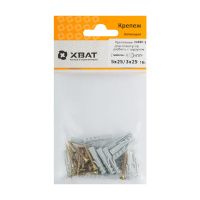 FI017808 Крепление для плинтусов.Комплект дюбель с шурупом 5х25-3х25 (фасовка 16 шт.)