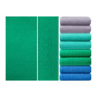 1604 Полотенце махровое гладкокрашеное жаккардовое, 100% хлопок, рис. Бетти JS-43 (J-313), размер 50х90 с