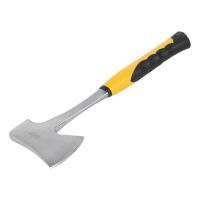 07FI9098 Топор туриста цельнометаллический Профи, пластиковая прорезиненная ручка 600 гр.