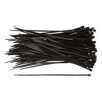 07FI7052 Хомуты нейлоновые для проводов, черные 100 шт.,  3,6х300 мм