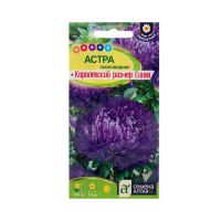 02Се2829 Цветы Астра Королевский размер Синяя Сем Алт