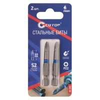 07FI7158 Биты стальные, 2 шт., CUTOP Profi, PZ2, 50 мм (CUTOP)