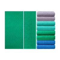 1603 Полотенце махровое гладкокрашеное жаккардовое, 100% хлопок, рис. Бетти JS-43 (J-313), размер 35х70 с