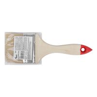 07FI6763 Кисть флейцевая Оптима, натур. cветлая щетина, деревянная ручка  3 (75 мм)