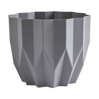 ГоВМ3867 Кашпо Геометрия (2,2л.) Цв. Серый жемчуг (Арт. КШ-5805)(1х24)