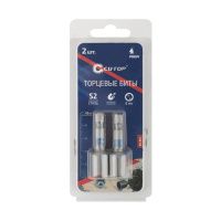 07FI9398 Набор бит с торцевыми магнитными головками  8 мм, 2 шт., CUTOP Profi, 48 мм