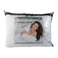 242 Подушка  SILVER с наполнителем синтетический пух  в чехле из микрофибры с серебр напылением, 50х70с