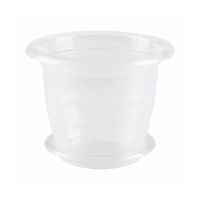 04Го8613 Горшок цветочный для орхидеи с поддоном 3,5 л (прозр.)