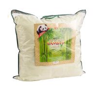 230 Подушка Бамбук с наполнителем Лебяжий пух и бамбуковое волокно в чехле из микросатина, с молнией