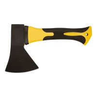 07FI9097 Топор туриста укороченный, кованая сталь, усиленная фиберглассовая ручка 600 гр.