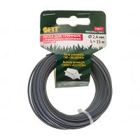 07FI6753 Леска для садовых триммеров Звездочка 2,4 мм х 15 м