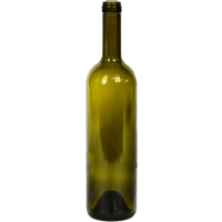Бутылка 0,75л, Бордо-1 стекло оливковый П-29-А4 (АК)(1628) (12) (1224)
