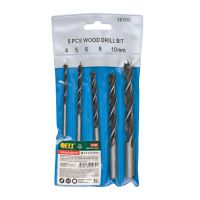 07FI8207 Набор сверл по дереву, ПВХ конверт, 5 шт.(4-5-6-8-10 мм)