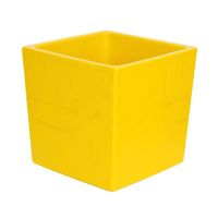 КВ12-34 КВАДРО  МЕДОВЫЙ пласт.горш.  с вкладкой, д. 11,5 н.12 1,2л(16)