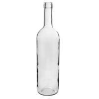 Бутылка 0,75л. Бордо стекло прозрачный П-29в