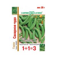 Га031671 Горох Сахарное чудо серия 1+1, больш. пак. 25 г автор