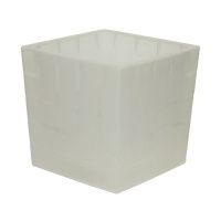 КВ16-00 КВАДРО  ПРОЗРАЧНЫЙ пласт.горш.  с вкладкой, д. 16 н.16 3,3 л. (8)