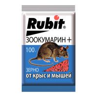 01Ро0000 Средство от крыс и мышей зерно ЗООКУМАРИН+ 100г (50) Рубит