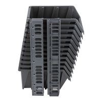 07FI8237 Набор Лотков для крепежа (12 шт. лотков  225х125х125 мм + 6 шт. планок), черные