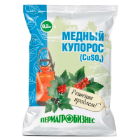 Медный купорос 0,2кг (ПАБ)