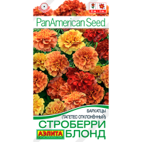 Бархатцы (тагетес отклоненный) Строберри Блонд
