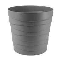 ГоВМ3931 Кашпо Бархан с донышком (7,5л) Цв. Серый жемчуг (Арт. КШ-5749)(1х12)