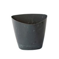 04Го6702 Горшок для цветов 2,0 л Элеганс Минерал (серый мрамор цвет)