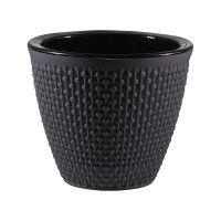 ГоВМ4034 Кашпо Ротанг (1,6л.) Цв. Антрацит (Арт. КШ-6468)(1х20)