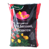 Грунт ЦР для  Роз, Бегоний и Хризантем 3л