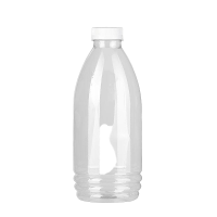 Бутылка ПЭТ 1000 мл, прозр., горло d38 мм, крышка в компл