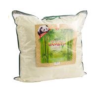 225 Подушка Бамбук с наполнителем Лебяжий пух в чехле из жаккардового сатина, с молнией, 68х68 см,