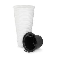 ГоГо4703 Кашпо Оазис 25л (со вставкой 5л)(белый) (уп.2)