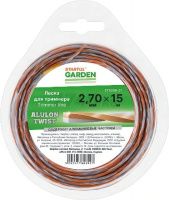 01Фи5565Леска ф 2.7 мм х 15 м витой квадрат сеч. ALULON TWIST STARTUL GARDEN