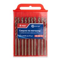 07FI6999 Сверло по металлу Cutop Profi с кобальтом 5%, 4,8 x 86 мм (10 шт)