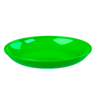 04Та8026 Тарелка Смак d 180 мм. (оранжевый, красный, молочный, зеленый)