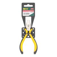 07FI8229 Плоскогубцы комбинированные мини Профи, никелированное покрытие, черн.-желт.мягк. ручки 125 мм