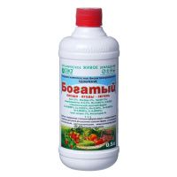 01Ба5273  Богатый овощи, ягоды, зелень, комплексное биоактивное удобрение,0,5л