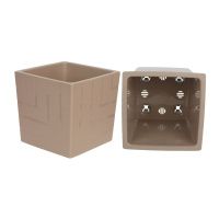 КВ25-90 КВАДРО ФРАПЕ пласт.горш.  с вкладкой, д.25 н.25 13л (3)