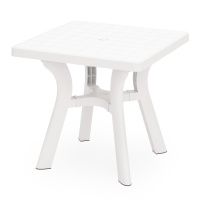 02048656 Стол квадратный Атлант 800мм (белый)