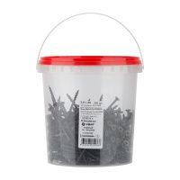 FI027670 Саморезы черные по гипроку к дереву 3,8 х 65 (фасовка Ведро 250 шт)