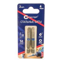 07FI7155 Биты стальные, 2 шт., CUTOP Profi, PH1, 50 мм (CUTOP)