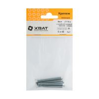 FI017948 Винт с потайной головкой с полной резьбой оцинкованный DIN 965 5х45 4 шт.(фасовка)