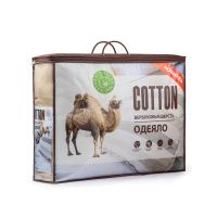 667 Одеяло Cotton, наполнитель верблюжья шерсть 70 % и полиэстер 30 %, чехол, 140-205см